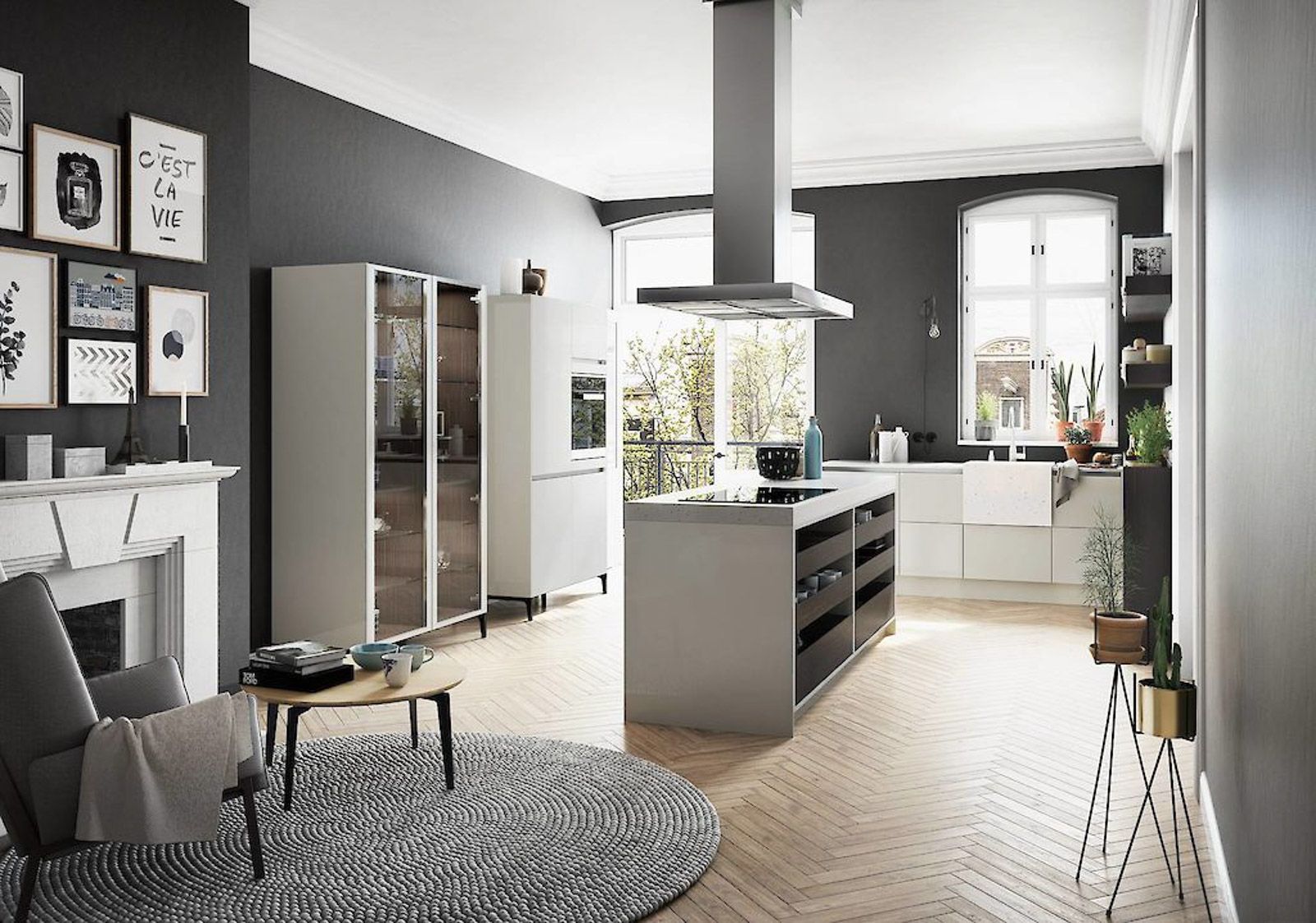 cucine in stile urban a Firenze